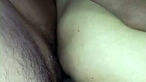 Feeling intense pleasure from mature blowjob and anal