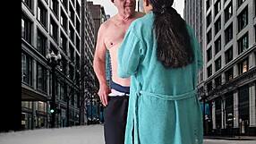 Preview of eating cum with agarabas and olpr close up blowjob and cunilingus