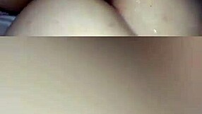 naughty young girl moans loud while taking it doggystyle. her tight ass gets pounded hard!