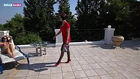 Are These Oiled Lesbian Chicks Rubbing Each Other to Orgasm?