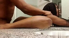 Curvy Neighbor Rides Tattooed Cock in Bed