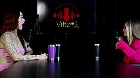 The neighbors complained about the noise while she talked in panties and came with the boss