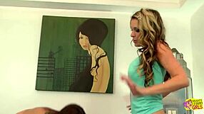 Blonde Feels Intense Desire To Gape Her Girl's Pussy With Passion.