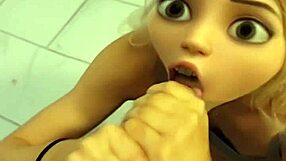 Real life teen elsa from frozen makes pixar porno with bbc in public bathroom cumshot