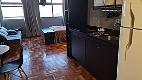 Eating boss's stepmother then creampie in her pussy