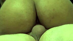 Fat teen feels man cum inside while riding cock with huge ass