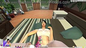 cardi b's leaked sex tape in sims 4 close-up