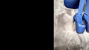 milf with perfect body in pantyhose and heels