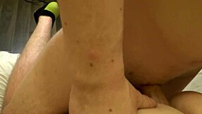 hot wife sway subtly suggests fucking her husband and his friend in doggystyle 3some