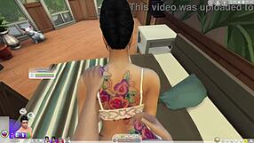 cardi b's leaked sex tape in sims 4 close-up
