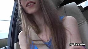 Pretty Girl Sucks Cock in POV, Gets Fucked