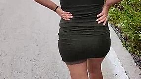 This Mexican prostitute boldly shows off her ass and tits. She’s out on a public highway teasing everyone.
