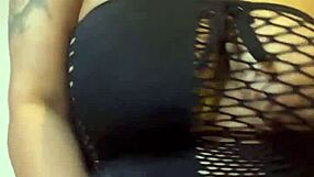 just a latina milf showing off her big assets