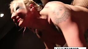 rough ir gonzo fucking with leya and jon jon