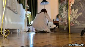 hot petite cheerleader tricked into porn casting with shaved pussy