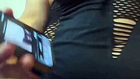 just a latina milf showing off her big assets