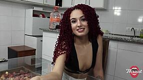 Girlfriend Breaks Up, Stepsister Comforts With Deepthroat Blowjob