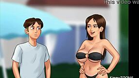 Stepbro dominates stepsis in risky public pool banging!
