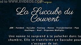 french succubus seduces in the convent with horny audio
