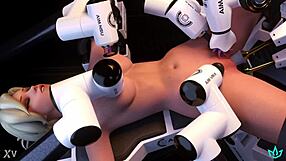 Mercy gets fucked hard by a machine and made to cum in wild trailer