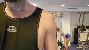 i train and fuck steve mori for the first time, deepthroating his big cock