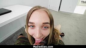 teen bonding with her daddy in a nasty way - mydadsex