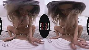 Virtual Taboo! Wanking Ass With Shaved Brunette!