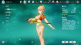 hexi wang mods genshin with nude jean in the game