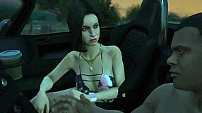 franklin picks up a hooker for some car action in gta 5