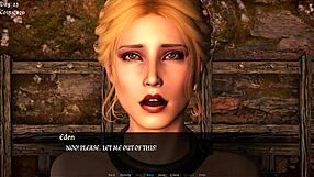 blonde with big tits and ass gets cumshot in blowjob