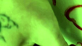 In the SHOWER, she gets ANAL fucked and CUMS hard.