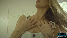 MILF model Nicole Aniston undresses to show her perfect ass and delicious body for Playboy