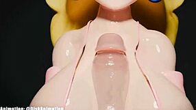 Peach feels intense pleasure while being fucked passionately