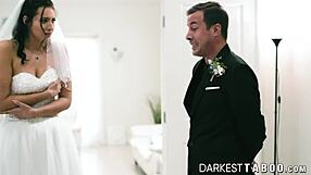 DarkestTaboo com - Lingerie babe Bella Rolland rides reverse cowgirl