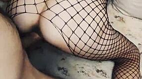 Graceful sex with his wife in beautiful erotic lingerie