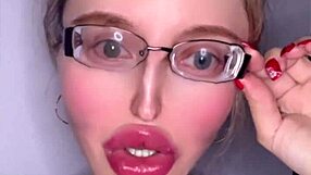 PART 3 STORY TELLING IN RUSSIAN LANGUAGE WITH ACCENT, HUGE GLASSES FETISH