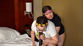 Long Clip Double Prego Rimjob In Interracial Action