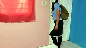 The delivery driver seduced me so hot to get fuck my creamy pussy