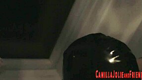 Kinky Transsexual Blowjob in Group Fetish Scene