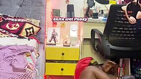 Anita's early morning routine with wet surprises