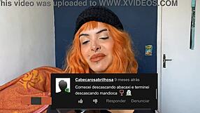 Reading comments from my soft blowjob video