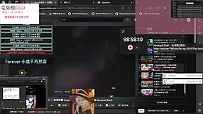 Enjoying a session of playing pc