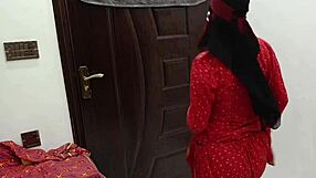 Is this desi housewife dancing nude?