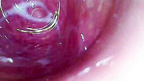 camera inside juicy pussy until hard cum