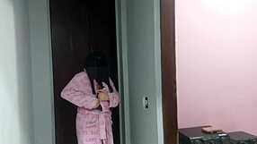 Stepson Catches Stepmom Masturbating Her Tight Ass!