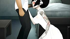 In This Random Scene, She Performs a Super Deep Throat