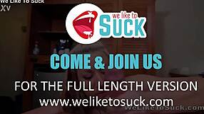 Amateur Blonde Sucks Cock In Bedroom