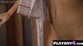 Lana James Strips To Reveal Huge Tits