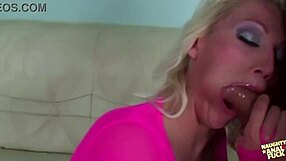 does this blonde lick ass before getting fucked?