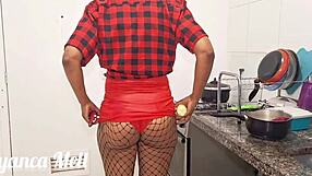 is this delicious brunette's tight wet pussy ready for solo masturbation before caipira party?